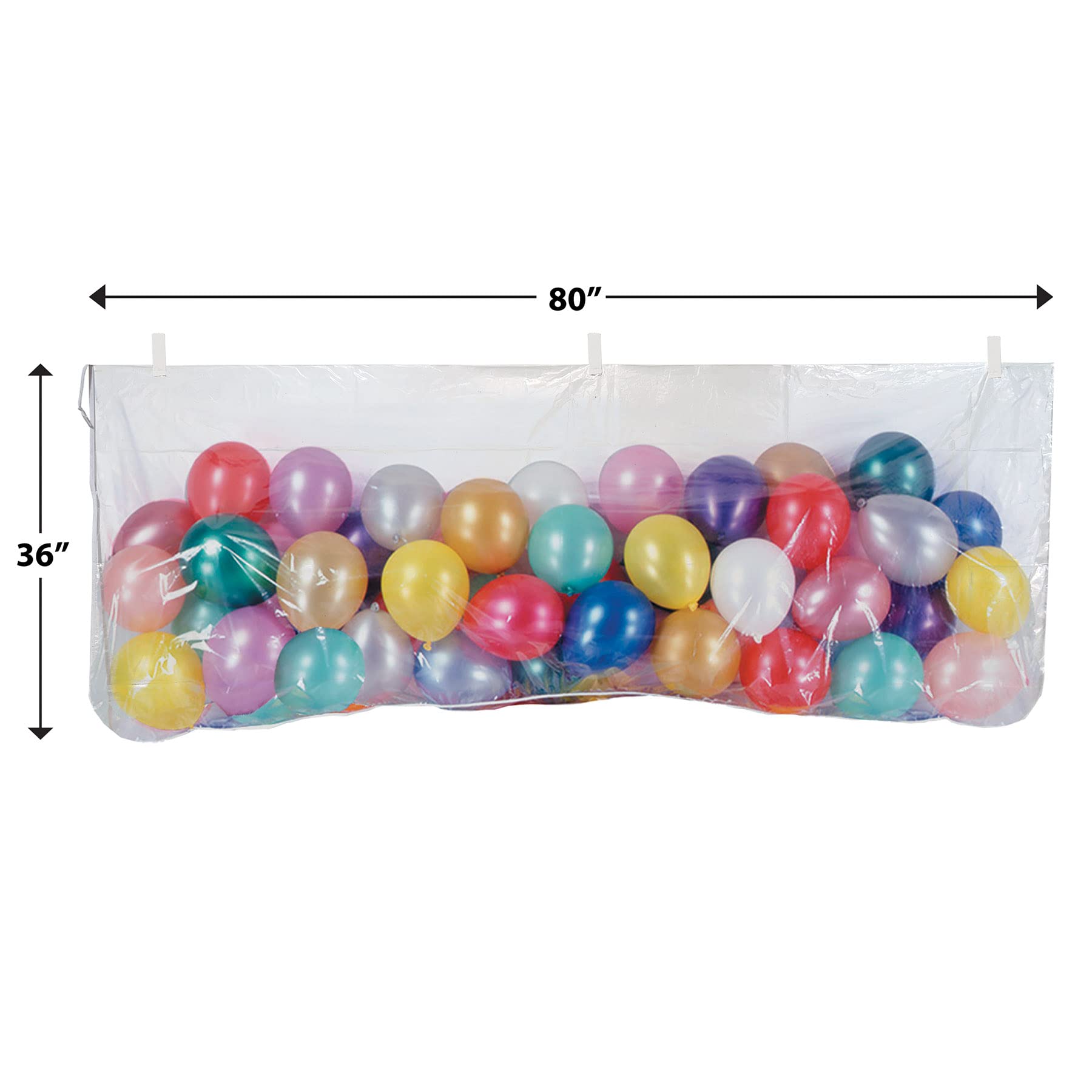 Amazon.com: Plastic Balloon Bag w/Balloons Party Accessory (1